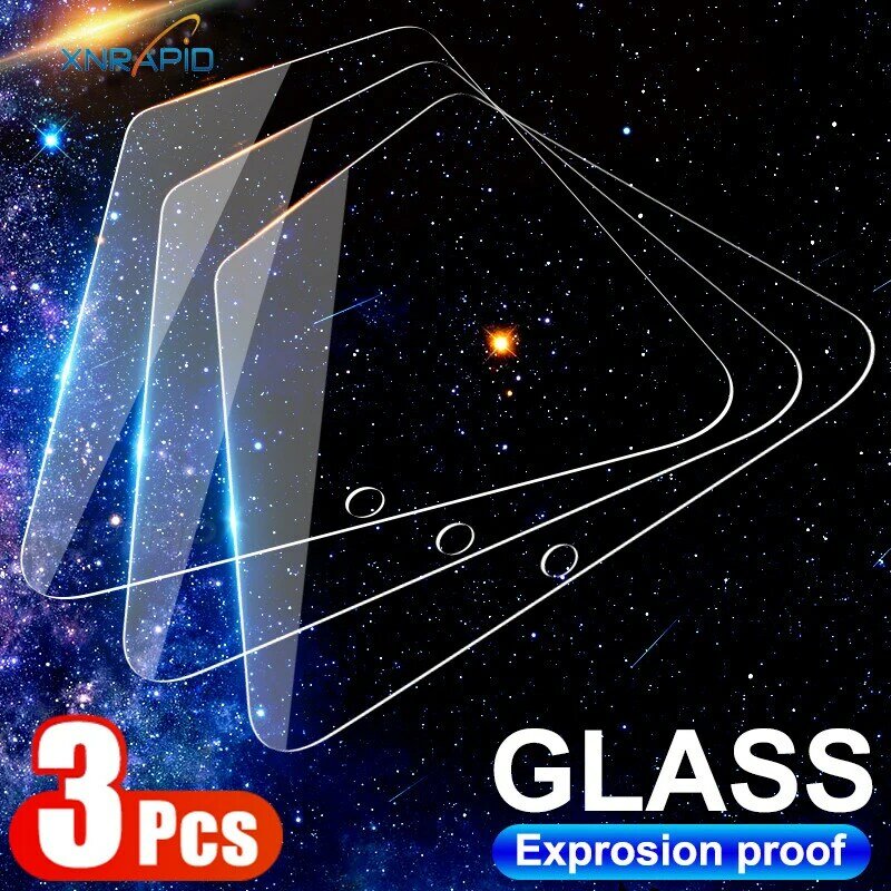 3Pcs Gehard Glas Op Voor Xiaomi Mi 9 10 A3 A2 Lite Mix 2 2S 3 Glas Voor mi 10T F2 Pro 9T 9 Se A1 Spelen F1 CC9 CC9E X3 Nfc Film