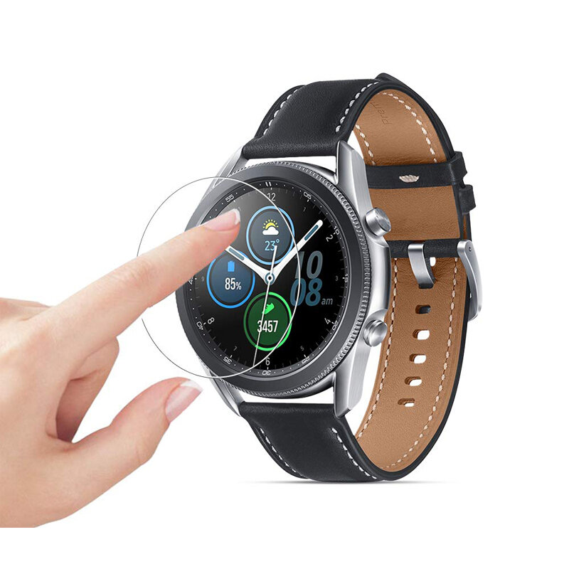Защитная пленка для экрана Samsung Galaxy watch 3 45 мм 41 мм HD, прозрачная, устойчивая к царапинам, без пузырьков