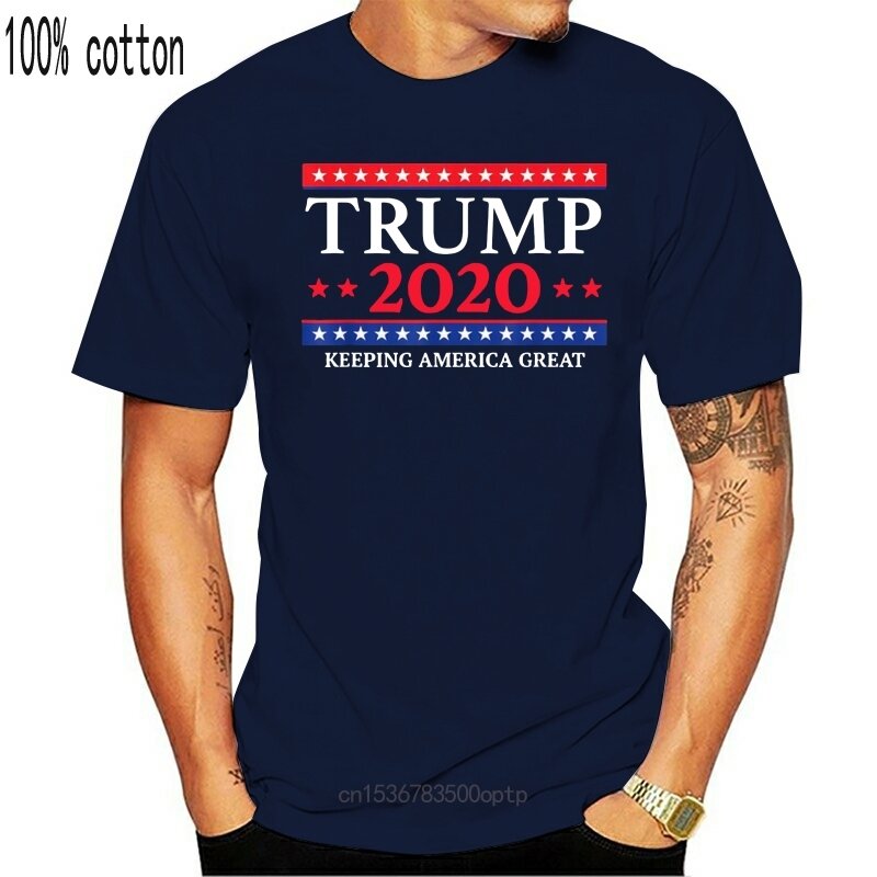 Novo preto trump 2021-trump para a eleição do presidente t camisa us men's tendência 2021 vestuário casual camiseta