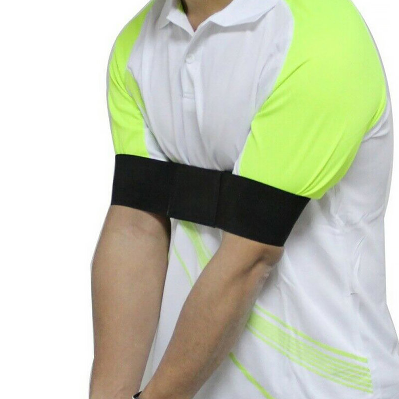 Alta qualidade golf swing training aid cotovelo apoio corrector pulso cinta prática ferramenta de treinamento protetor cotovelo capa # j1p