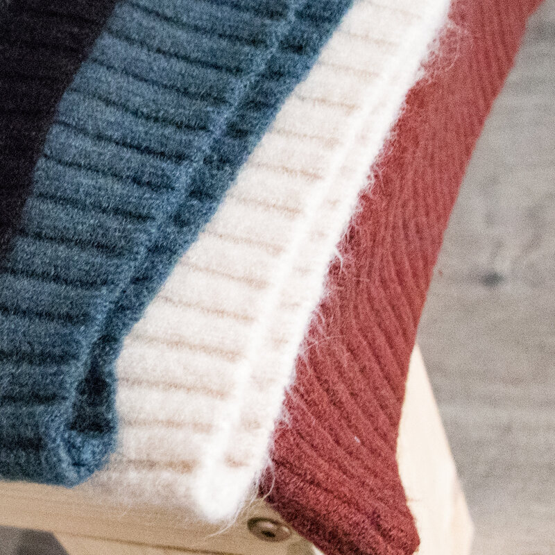 Женский кашемировый свитер с высоким воротником в Корейском стиле, удобный вязаный теплый пуловер большого размера для осени и зимы