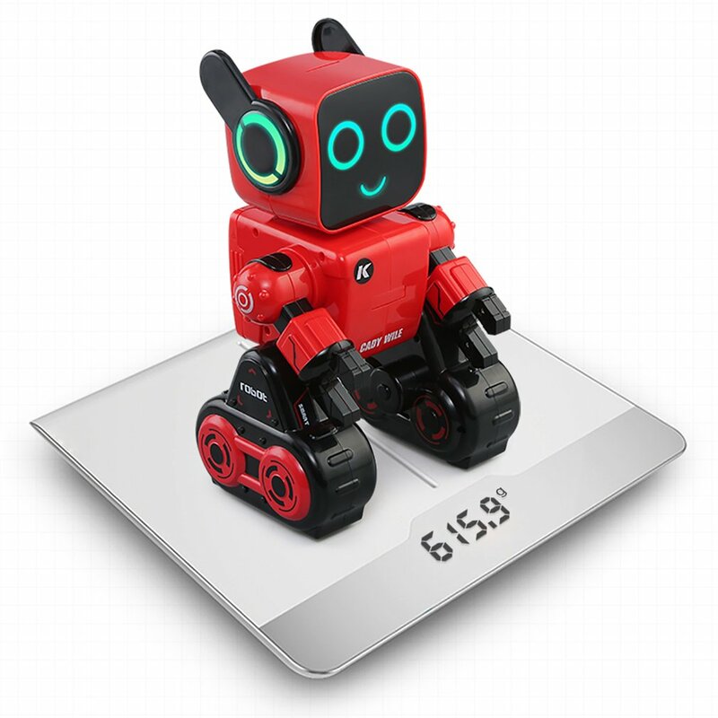 Jjr/c r4 brinquedo inteligente rc robô inteligente senso indutivo controle remoto advisor mealheiro presente para crianças brinquedos educativos