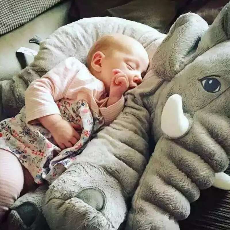 Cartoon Elephant Doll Pillow Newborns Baby Cotton Bedding Pillows Kid Neck Pillow Infant Cute Toys Nursing Breastfeeding Cushion