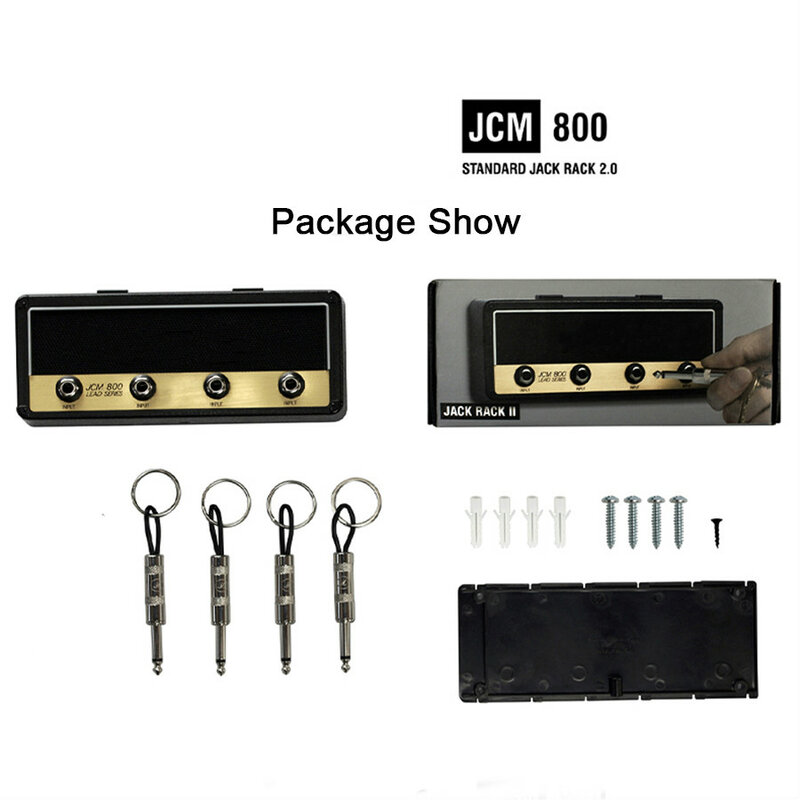Dropshipping del regalo dell'amplificatore JCM800 dell'annata dello scaffale di chiave 2.0 dello scaffale di Jack II del supporto del portachiavi della chitarra di stoccaggio chiave