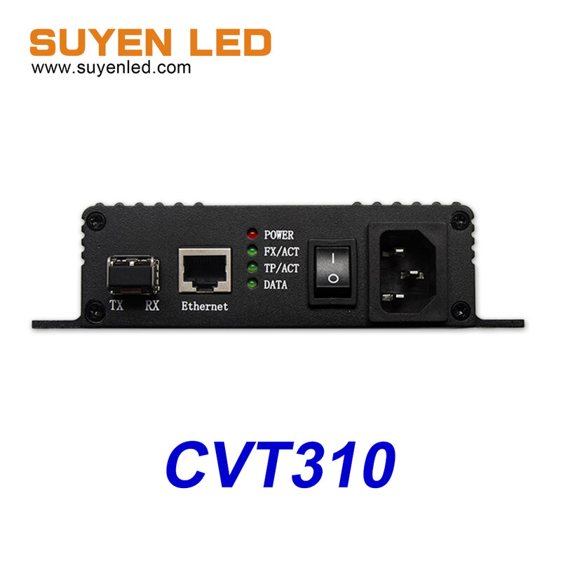 NovaStar-pantalla LED de fibra óptica, convertidor de medios, CVT310, el mejor precio
