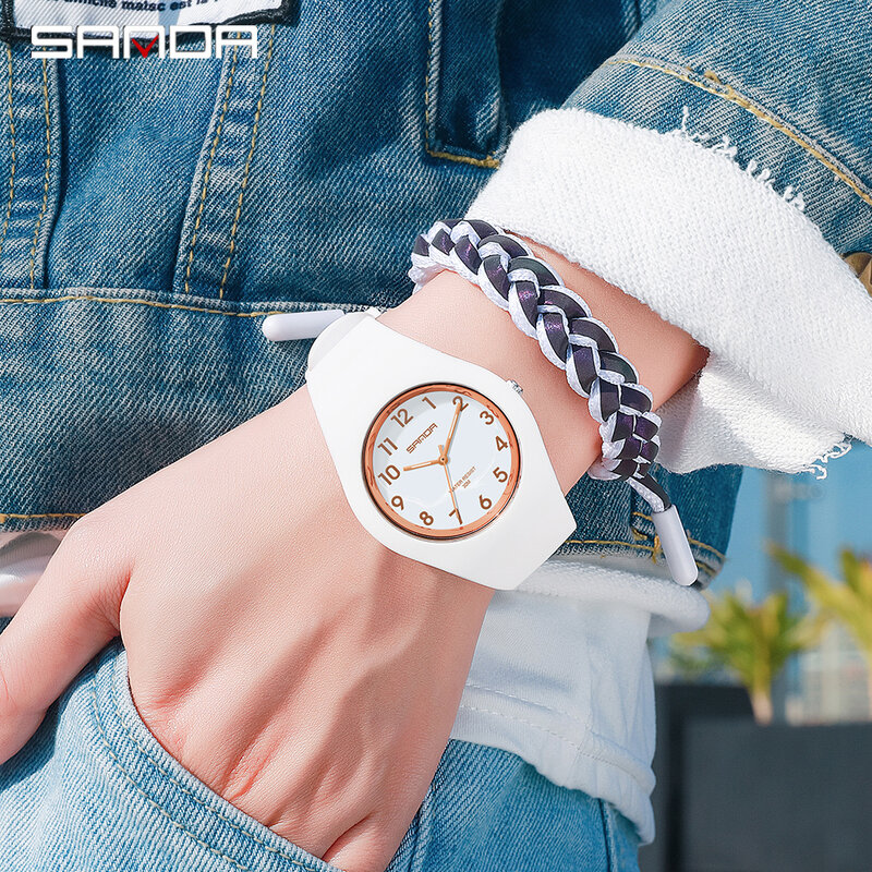 Relógio do esporte para as mulheres à prova dwaterproof água choque casual relógio de quartzo pulseira de silicone de luxo rosa menina relógio de pulso senhoras reloj mujer