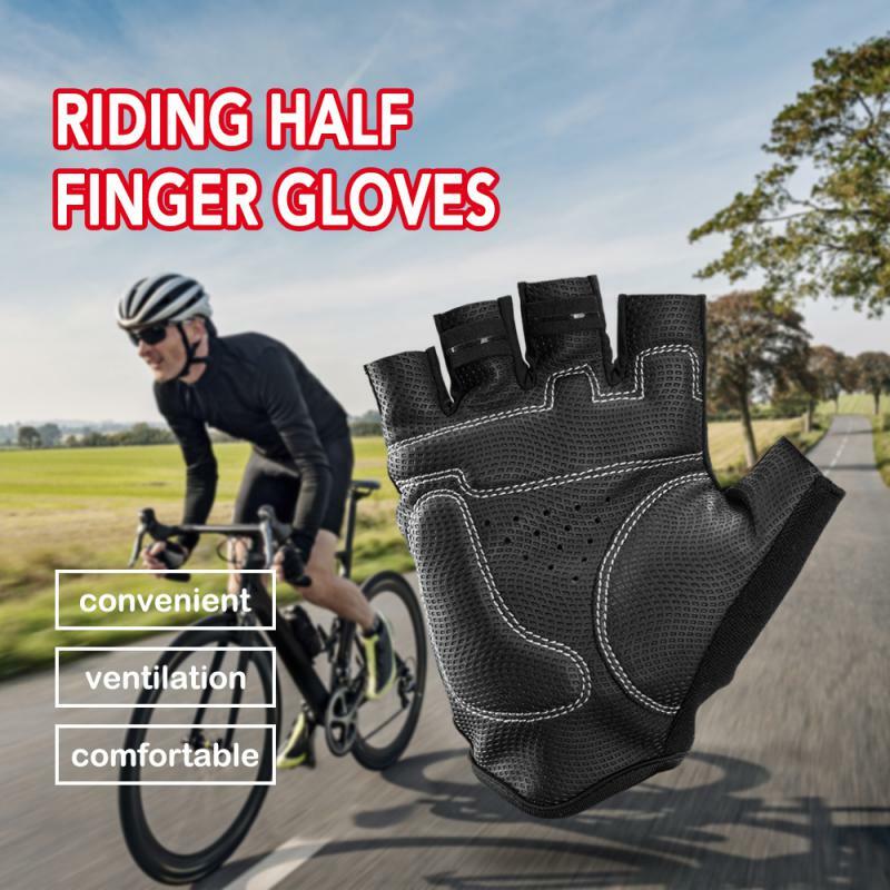 ขี่จักรยานถุงมือผู้ชายผู้หญิงถุงมือจักรยานรถจักรยานยนต์ถุงมือ Shockproof Breathable MTB สกีถุงมือขี่จัก...