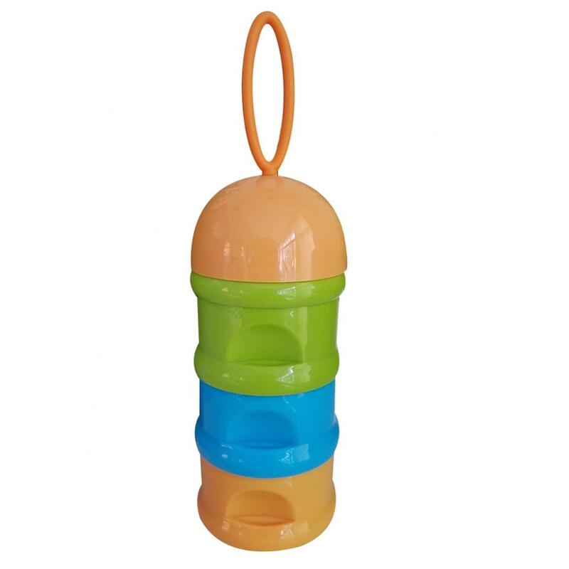 Trójwarstwowe pojemnik na mleko w proszku dla niemowląt do układania w stosy dozownik mleka pojemnik do przechowywania żywności przekąsek dla dzieci