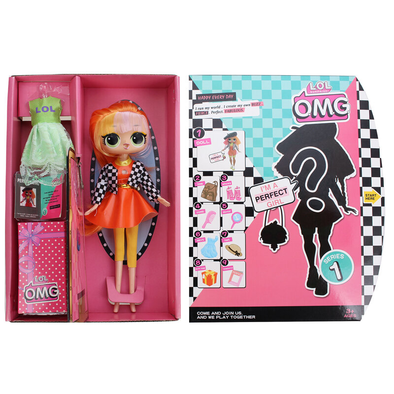 L.O.L.SURPRISE! Original lol dolls Surprise Beautiful Hair Doll DIY Manual Blind Box Fashion Model Doll Toy for Children Gift