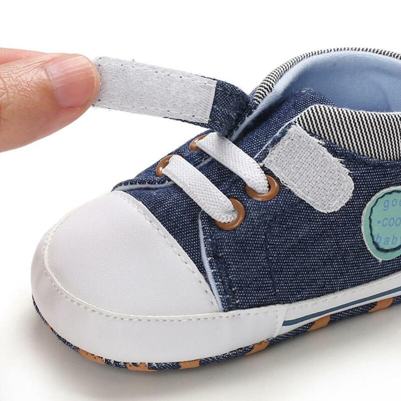 ファッション男の赤ちゃんレースアップレジャー抗ノンスリップカジュアル幼児ソフト底のファーストウォーカー靴0-18m