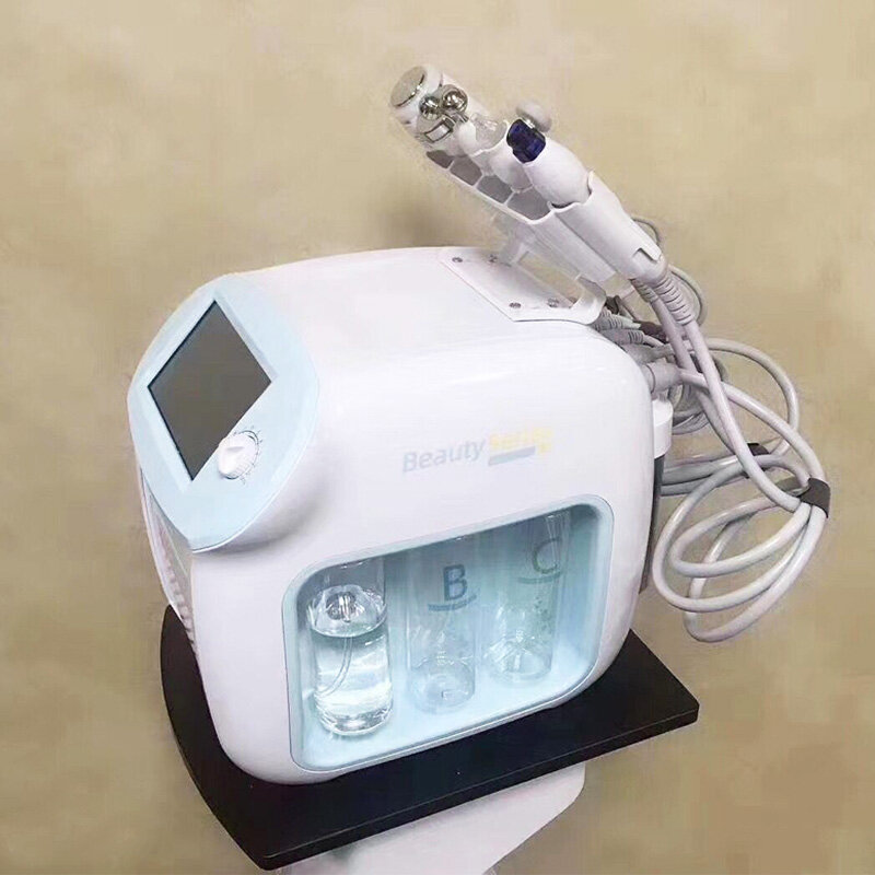 น้ำDermabrasion Deep Clean 6In1 Ultrasound Beautyเครื่องHydro Diamond Facial Removal