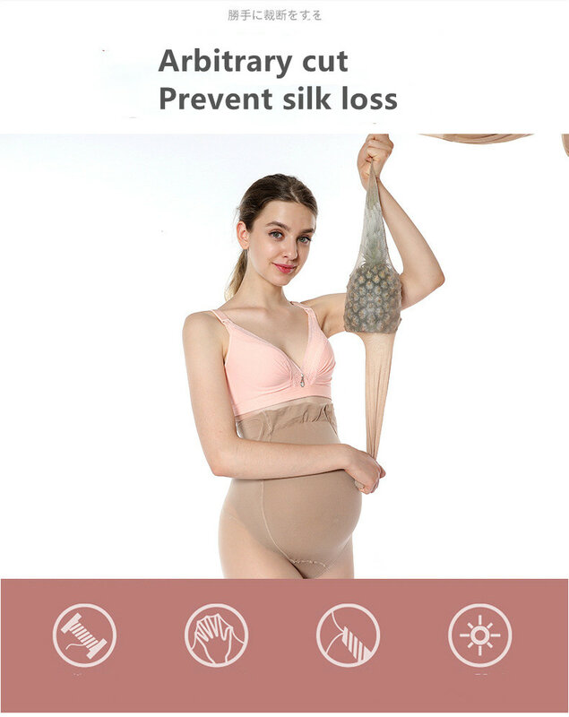 플러스 사이즈 지방 출산 스타킹 고탄력 통기성 스타킹 임신 한 여성을위한 임신 옷