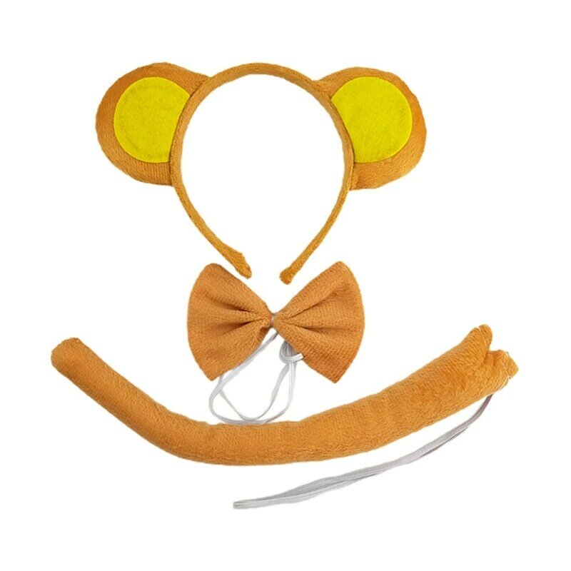 Diadema con orejas de Animal para chico y adulto, regalo de cumpleaños, decoración de Halloween, novedad de 2021