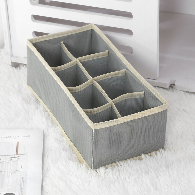 Мульти-Размер ящик для хранения нижнего белья шкаф складной ящик делитель с крышкой Шкаф, органайзер для хранения Коробка для хранения галс...