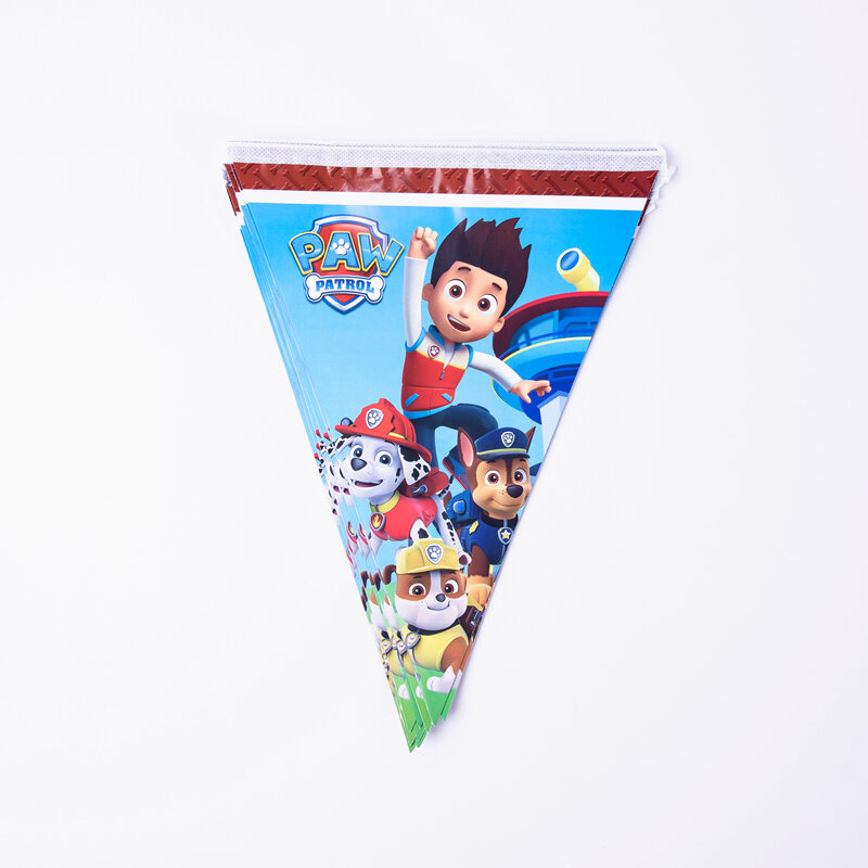 Paw Patrol Red Design Boys Birthday Party Decorations Balloon Paper Cups Plates Baby Shower Disposable Tableware Supplies
