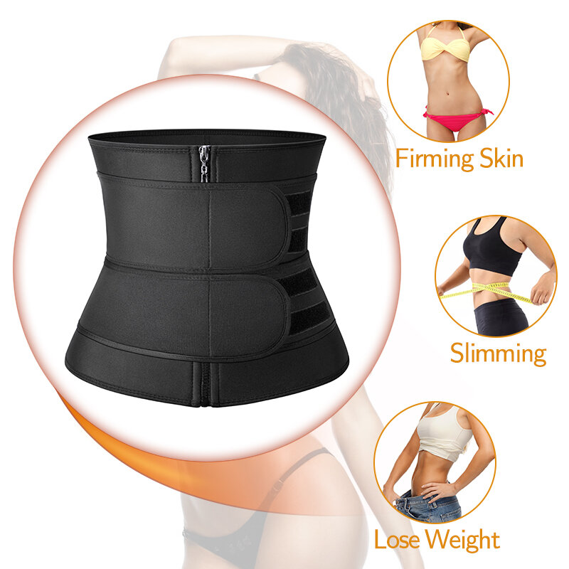 Taille Trainer Sauna Schweiß Abnehmen Gürtel Modellierung Gurt für Frauen Gewicht Verlust Körper Shaper Workout Fitness Trimmer Cincher Korsett