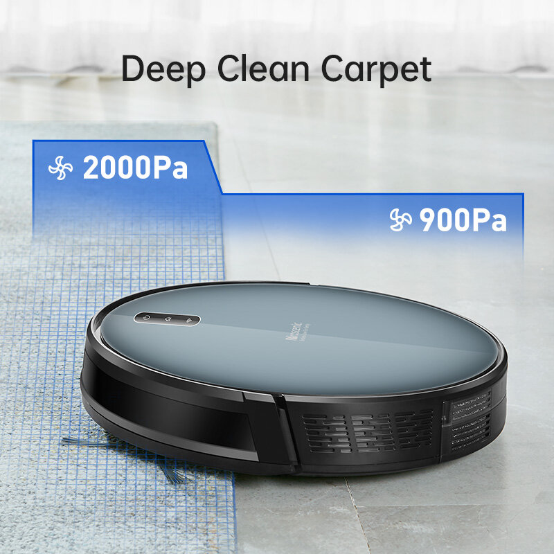 Proscenic 830P Robot Hút Bụi Wi-Fi Và Alexa Điều Khiển Với 350ML Nước Làm Sạch Hiệu Quả Và Lau Nhà Cho nhà Thảm