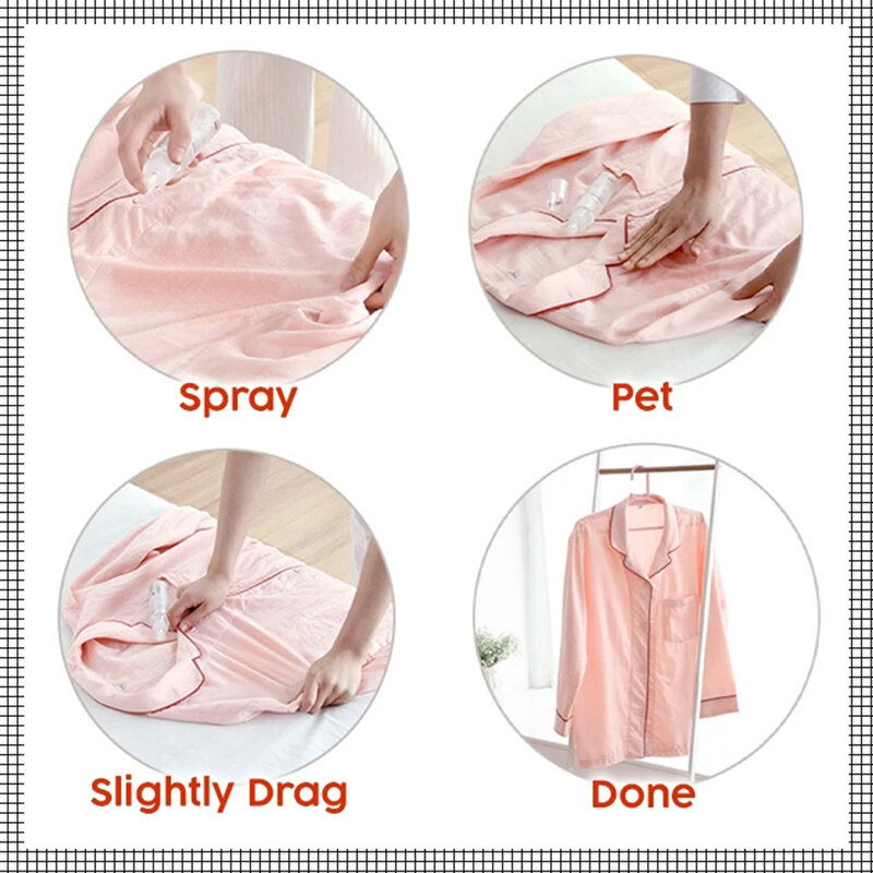 Abbigliamento Spray anti-piega ammorbidente per allattamento rilascio di rughe deodorante in tessuto No-Iron J99Store