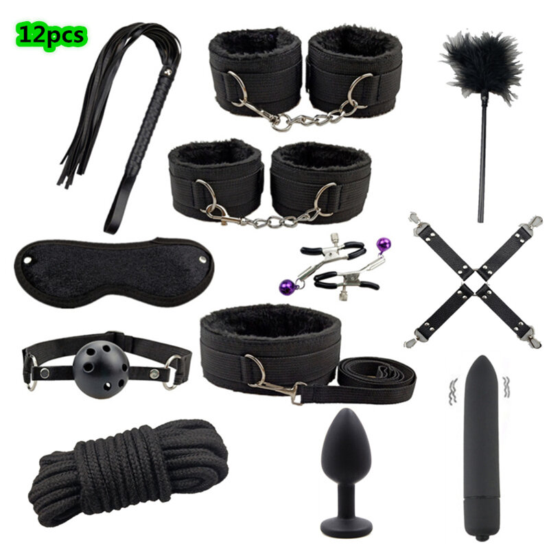 Adults Products Bondage Gear Handcuffs Anal plug Sex Games Adult Toys Bdsm Set Sex toy Exotic Accessories Sex Toys for Couples