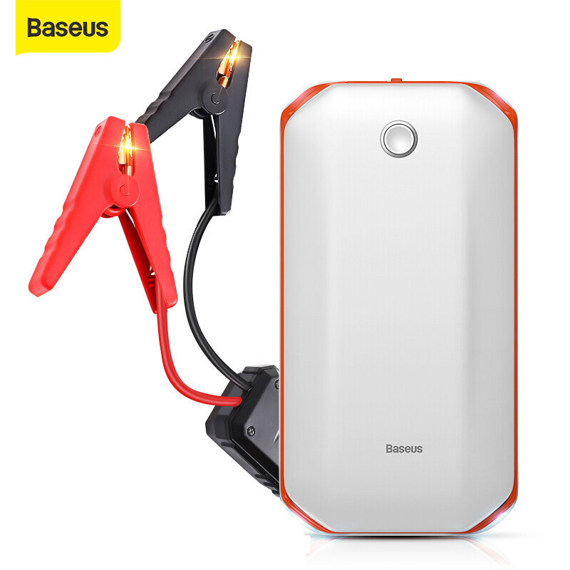 Baseus 8000MAh Car Jump Starter Pin Cao Cấp Power Bank Bắt Đầu Từ Thiết Bị Tăng Áp Tự Động Xe Cấp Cứu Pin Tăng Áp