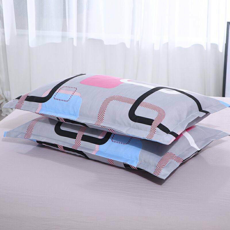Pillowcase Pillow Case Adult One-Pair Package Skin-Friendly Brushed High-Density Adult plus Size Student Pillowcase Pillow Case