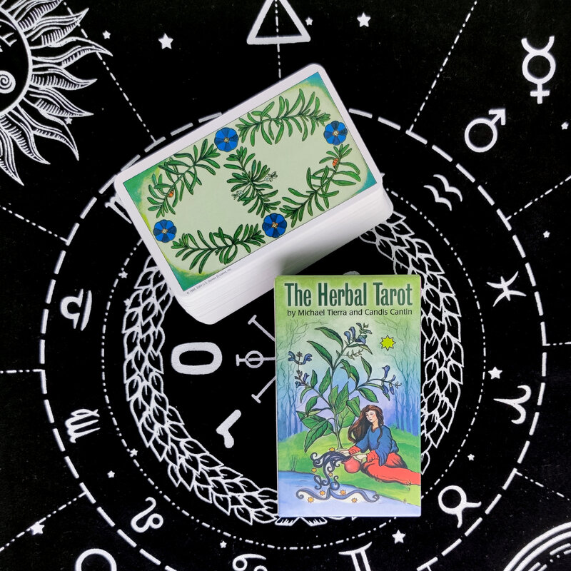 New The Herbal Tarot Cards Prophecy Divination Deck English Version Entertainment Board Game 78 sheets/box