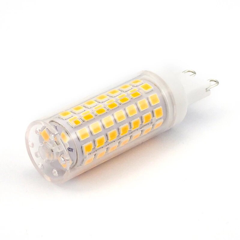 Lámpara LED G9 más brillante AC220V 5W 7W 9W 12W de cerámica SMD2835, bombilla LED cálida/fría foco blanco reemplazar luz halógen