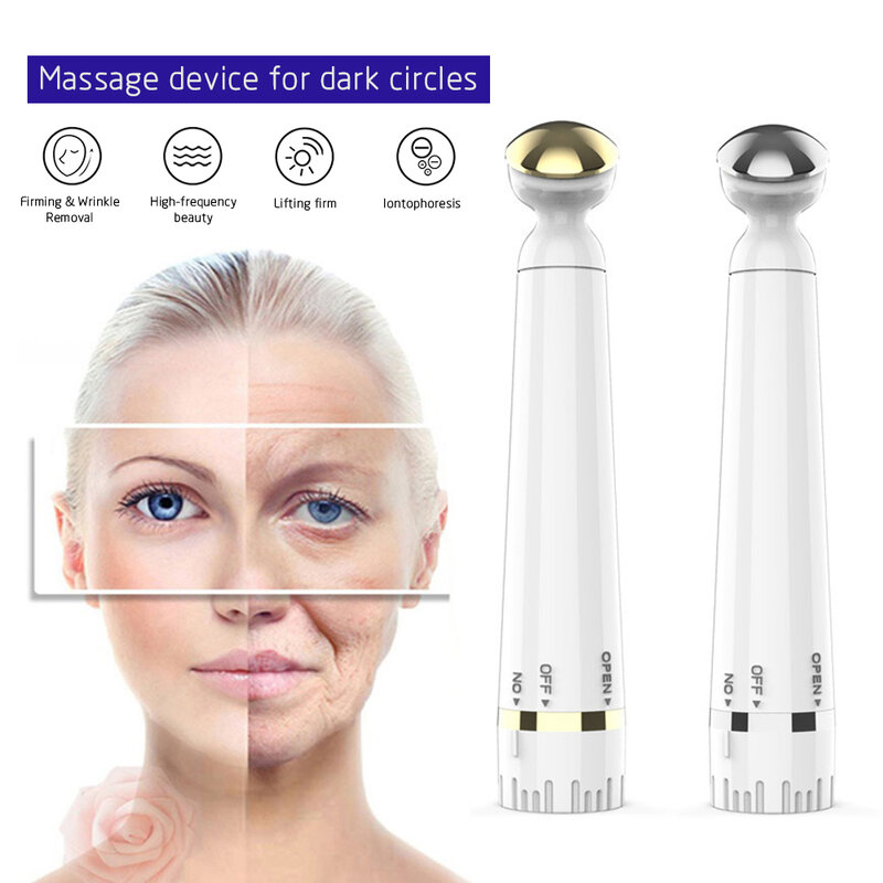 Mini Elektrische Vibration Auge Massager Anti-aging Falten Dark Kreis Stift Entfernung Verjüngung Schönheit Pflege Tragbare Stift