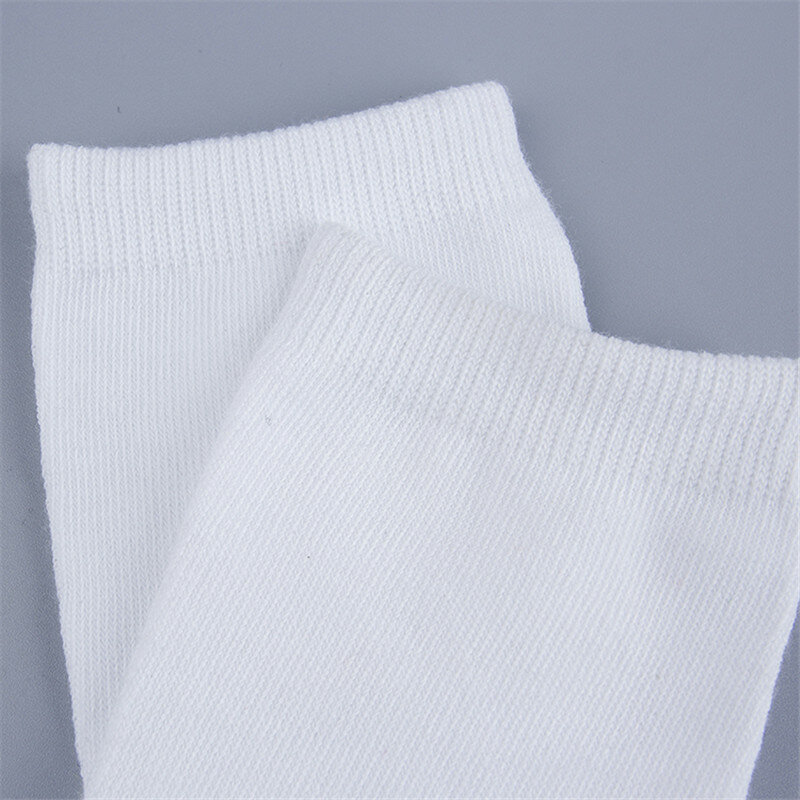 Howfits wiosna mężczyźni białe skarpetki biznesowe sukienka załoga środkowa rura skarpety wysokiej jakości tanie bawełniane skarpetki męskie