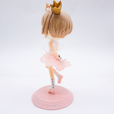 10cm Japan Anime Princess dolls pink  girls Action Figure PVC Wedding Dress Collection Model Toys