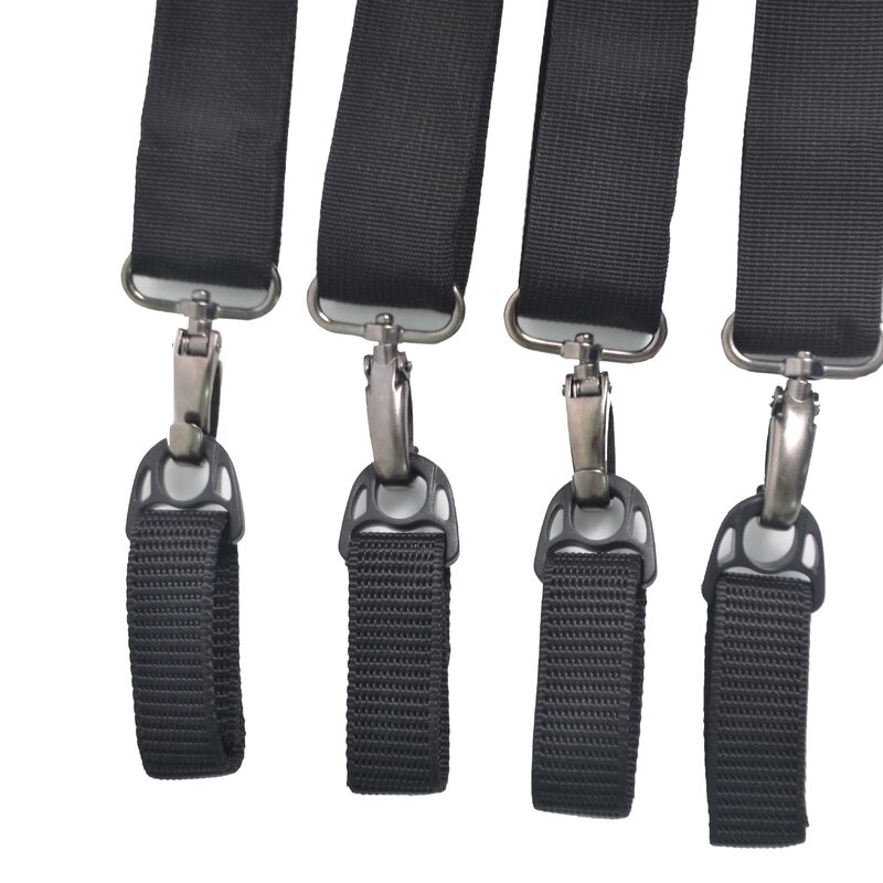 Porte-jarretelles pour ceinture de service, bretelles tactiques pour ceinture de combat, livré avec 4 pièces