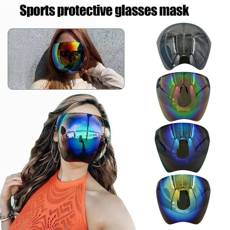 Faceshield Beschermende Fietsen Brillen Vrouwen Mannen Fiets Zonnebril Goggles Full Face Veiligheid Anti-Kikker Masker Fietsen