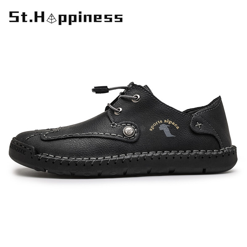 2021 nowych mężczyzna buty moda skórzane obuwie luksusowe marki Slip On buty do jazdy samochodem klasyczne miękkie mokasyny mokasyny Big Size