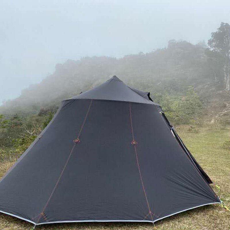 Asta Gear – maison de montagne, grand espace, activité d'équipe, tente ultralégère pour 10 personnes, tente pyramidale de camping sans pôle de trekking