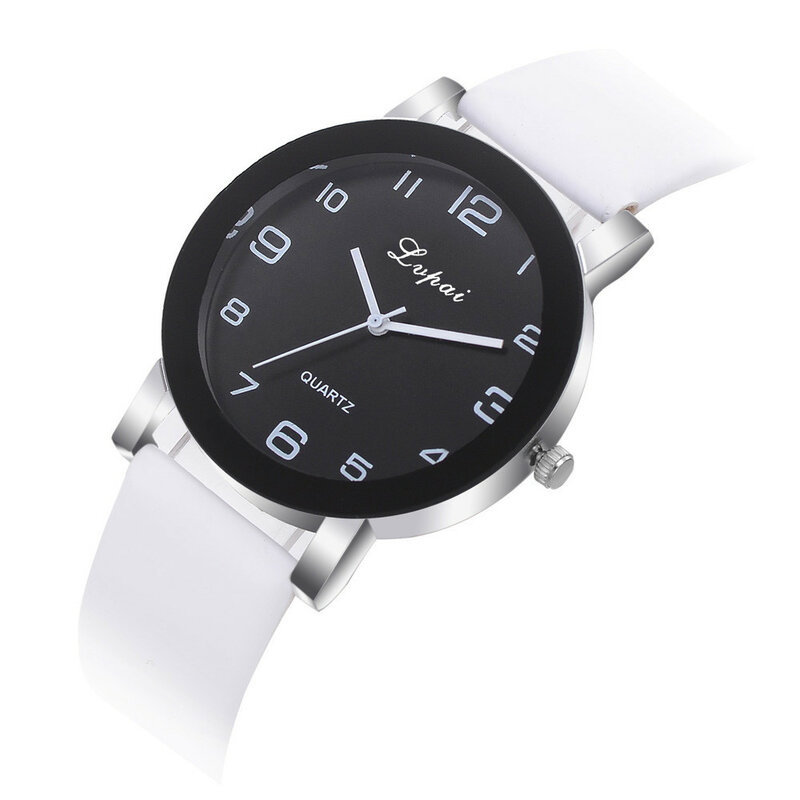 Lvpai pulseira de couro de quartzo relógio de pulso analógico relógio de pulso de moda feminina de negócios relógios femininos bracelet watches watches watches