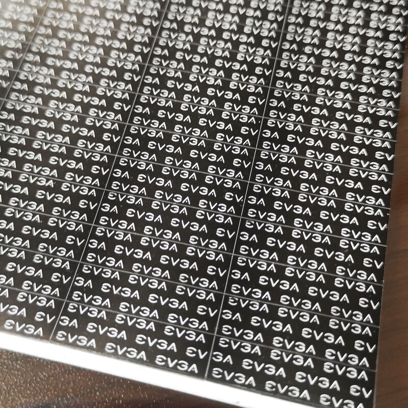 180 قطعة من 21.5x6 ملليمتر EVGA هش العبث الأدلة ملصقات للتسمية V64