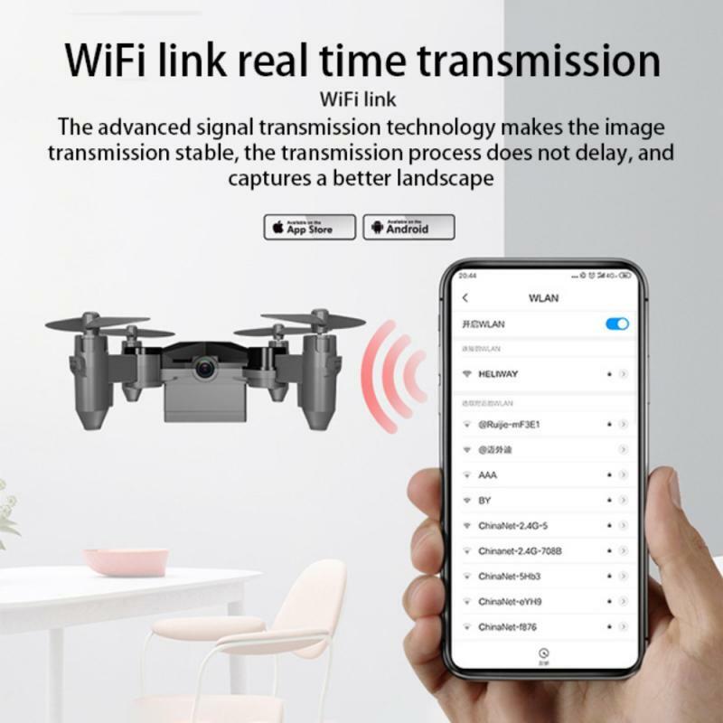Mini RC Drone 901h FPV Folding 4 Axis Aircraft With Camera Remote Control Quadcopter UAV One Key Return Aerial Photography Toys
