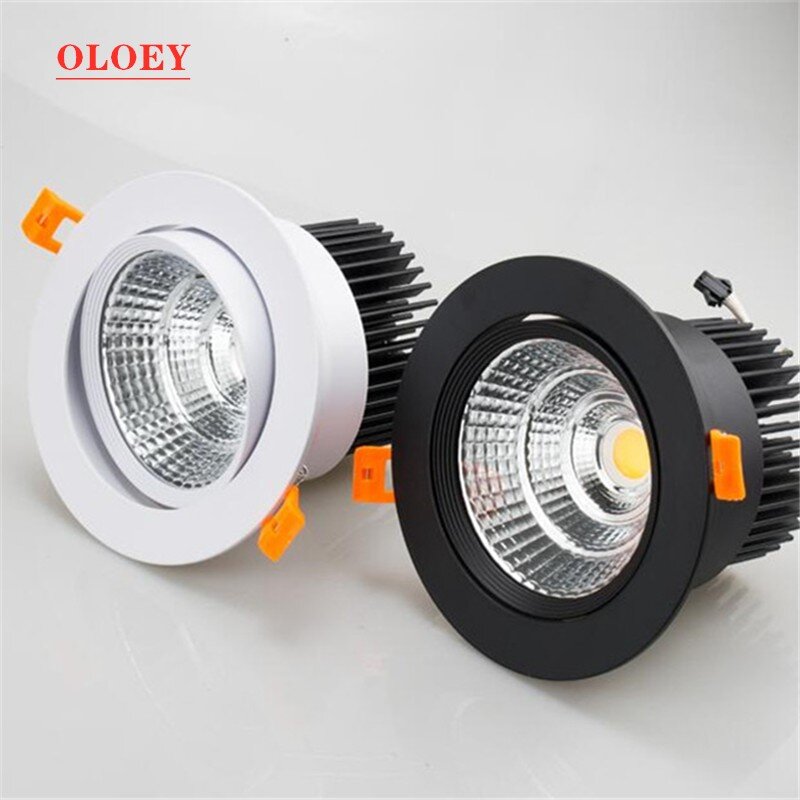 Downlights Led Downlight Ceiling Dimmable AC90V-260V 5W7W9W12W15W18W20W Square Downlight Type FixturesIndoor Lighting Lights