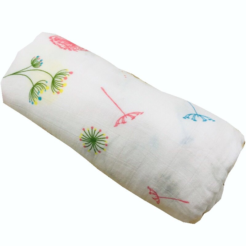70% fibra de bambú 30% algodón muselina manta para bebé mantas envolver urdimbre para recién nacido Ropa de cama Toalla de baño