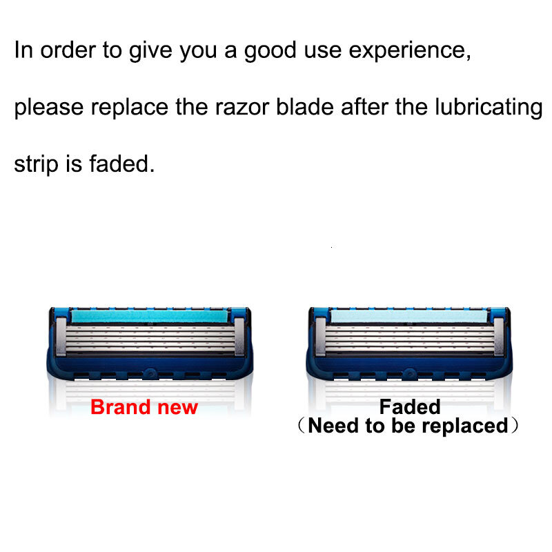 Vervangbare Blade Fit Gillette Fusion 5 Proglide Proshield 5 Lagen Handleiding Scheren Veiligheid Scheermesjes Voor Mannen Scheren Cassettes