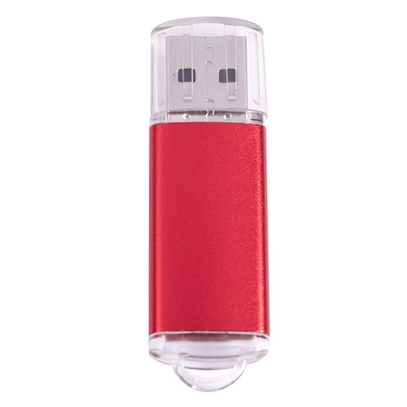 10pcs USB Flash Drive 128 MB Catena Chiave di Memoria Flash Drive U-Disk per Win 8 PC Regalo, rosso