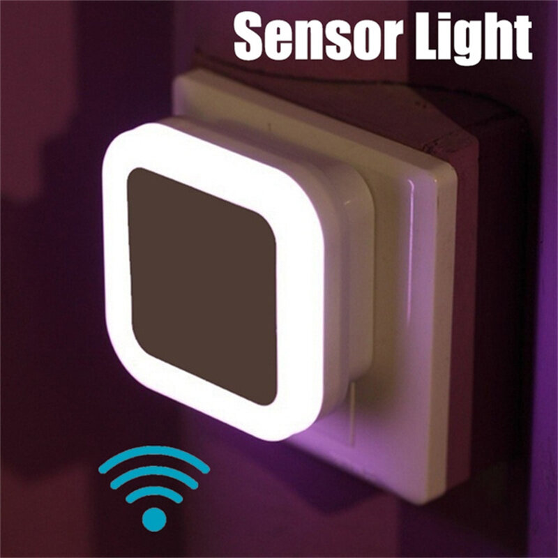 Controle de sensor levou luz da noite lâmpada luzes de parede do banheiro do quarto do bebê lâmpada backlight armário luz escada luz da varanda
