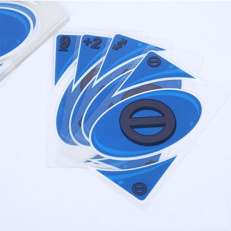 Juego de cartas con caja de PVC, accesorio impermeable, resistente a la presión, con cristal, 108 cartas, novedad, 2019