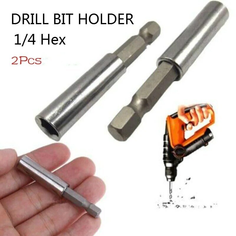 Extender 1/4 Inch Shank Socket Holder Magnetic Power Extension Drill 2/3/10 PCS Bit Wish Nut Adapter Tools Hex Converter