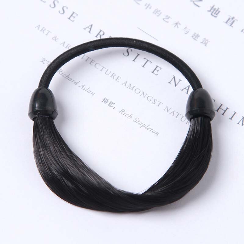 Kobiety dziewczyny peruka elastyczne gumki liny Scrunchies gumki do włosów stroik Acsesorios para el cabello dla kobiet dziewczyn