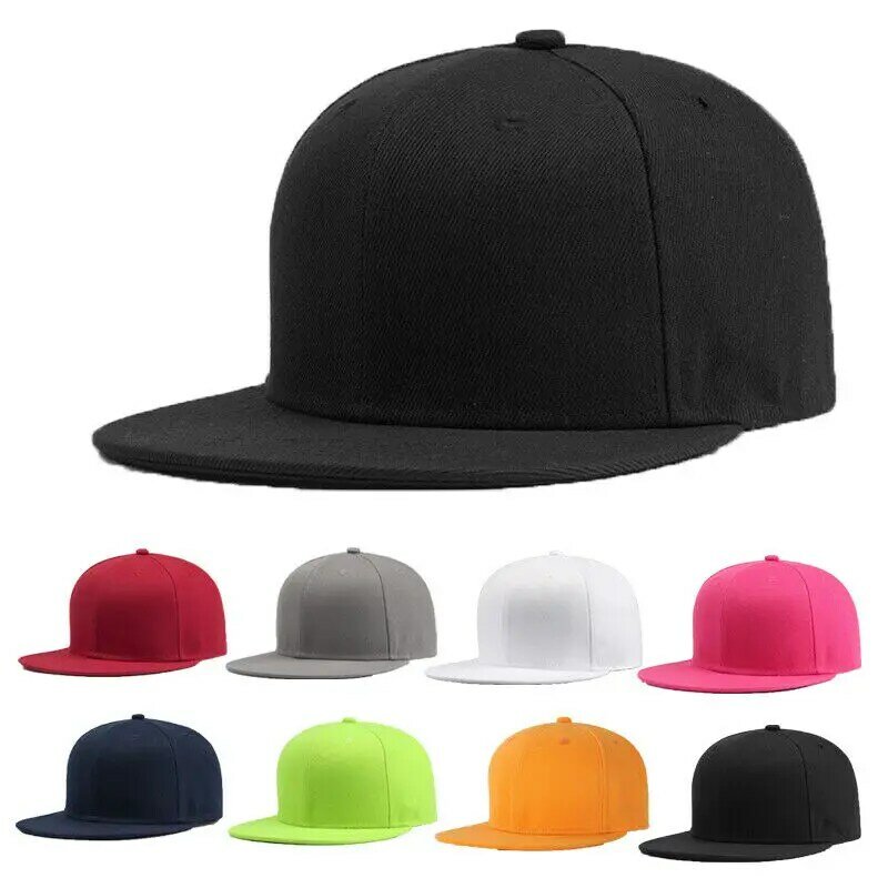 Gorra de béisbol deportiva para hombre y mujer, gorra de béisbol deportiva de Hip-Hop, lisa, lisa, Snapback, accesorios de ropa