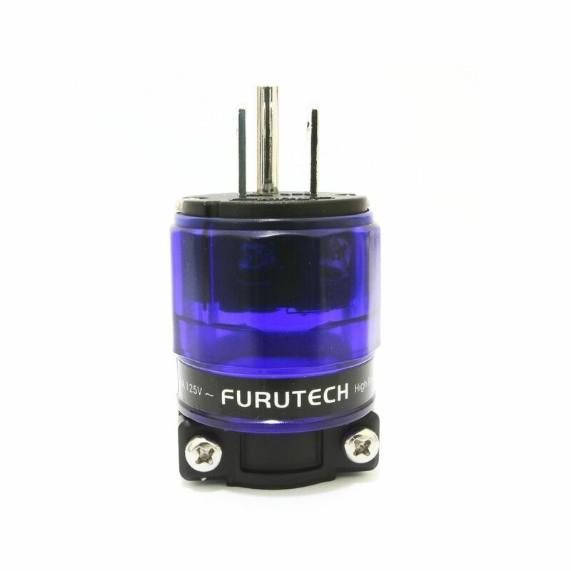 Hifi FURUTECH Power plug Rhodium hi end  FI-11M-N1 + FI-11-N1 (R) AC US IEC 15A/125V/