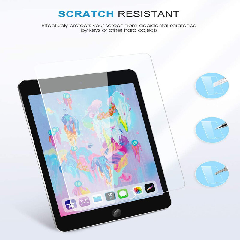 Para apple ipad pro 9.7 Polegada tablet tela de vidro temperado cobertura completa anti-risco à prova de explosão scree