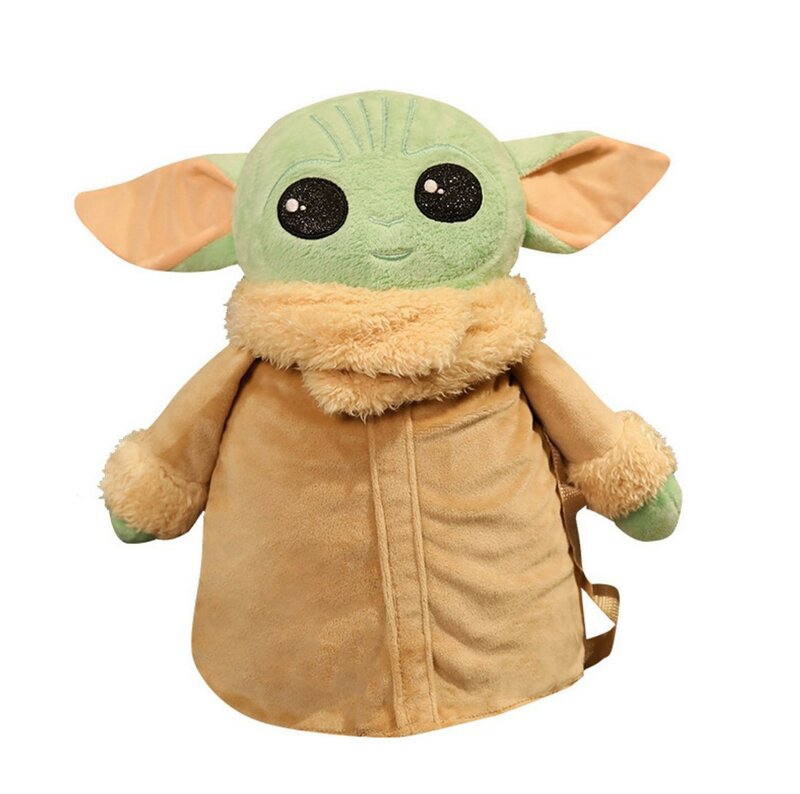 Yodaing-mochila de peluche de Star Baby para niños, bolsa de Anime del despertar de la fuerza, Maestro de la sabiduría, juguetes de peluche