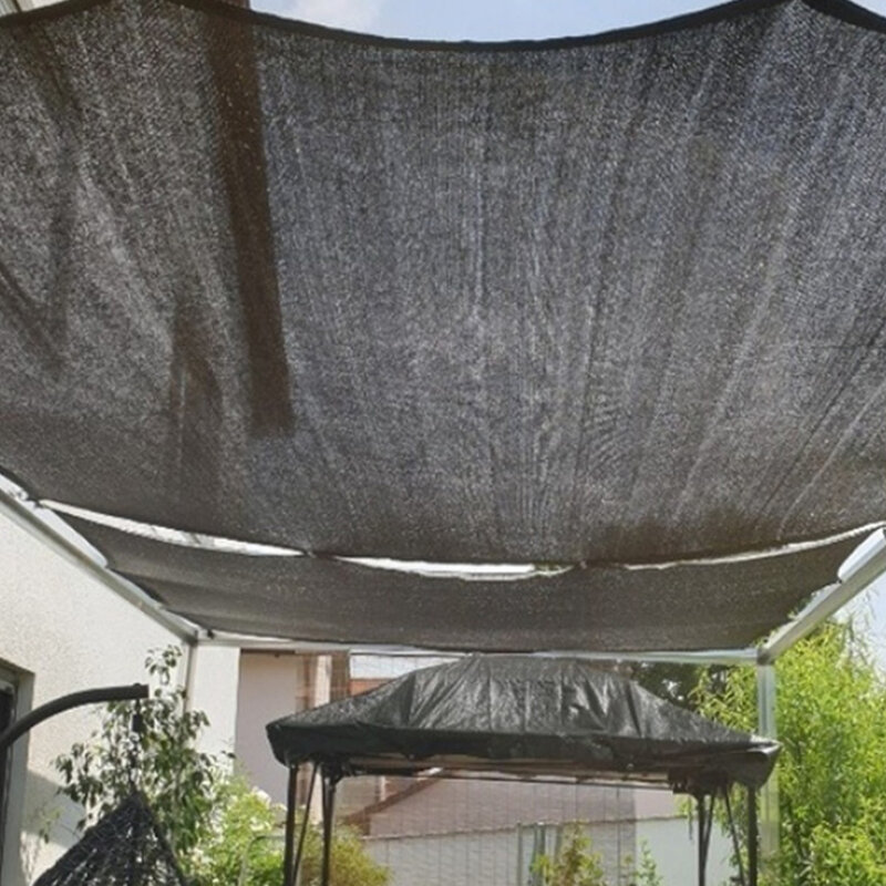 6-Pin anty-uv siatka cieniująca markiza Camping namiot baldachim outdoorowa z daszkiem netto ogród schronisko baldachim 90% stopa cieniowanie przenośny
